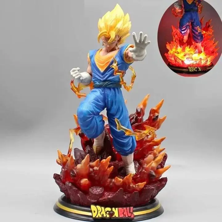 Vegetto SSJ Figura 25cm con Luz en Caja Anime Dragon Ball Z D3332