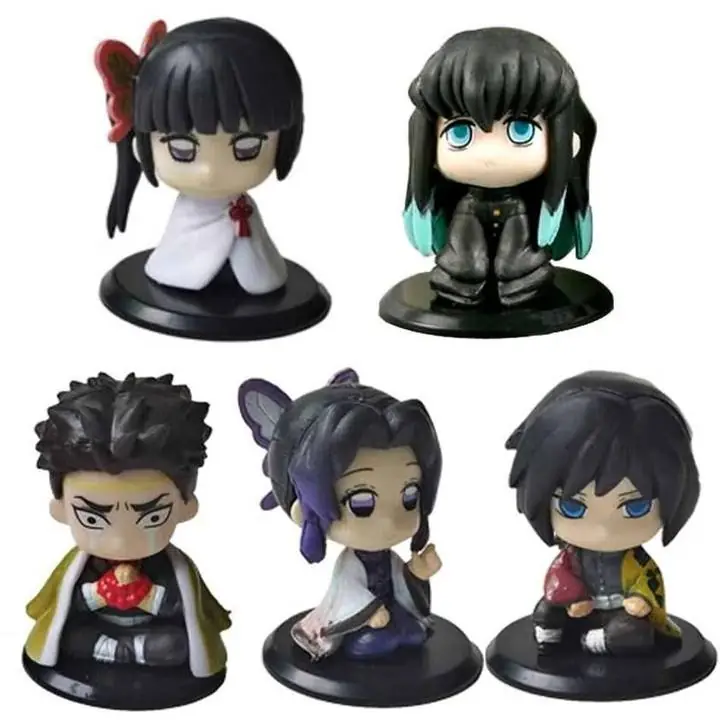 Pilares Demon Slayer Set X 5 Figuras 4cm Anime K3629