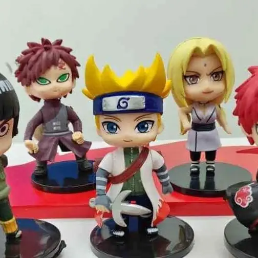 Naruto set X5 Figuras 10Cm temporada 6 en Bolsa Anime N1205