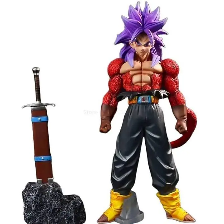 Trunks Super Saiyan 4 Figura 30cm en Caja Anime Dragon Ball Z D3107