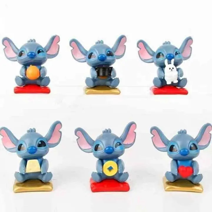 Stitch Set X 6 Figuras 7cm en Bolsa A3700