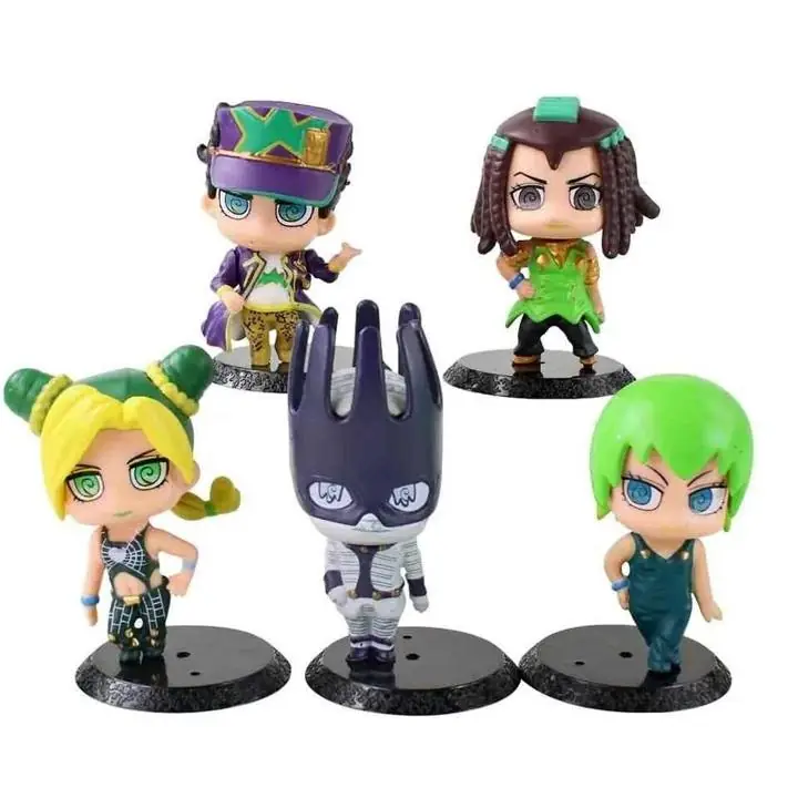 Jolyne Hermes Jotaro F.F Set X 5 Figuras 10cm en Bolsa Anime Stone Ocean Jojos Bizarre J2050