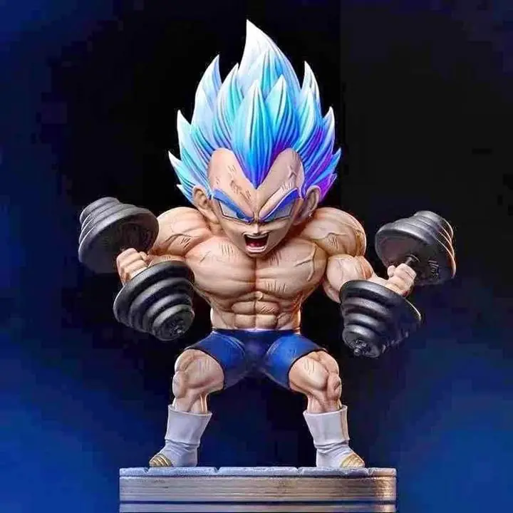 Vegeta SSJ Blue Gimnasio Fitness Figura 18cm en Caja Anime Dragon Ball Z D2213