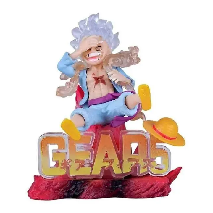 Luffy Gear 5 Figura 10cm en Bolsa Anime One Piece L2244