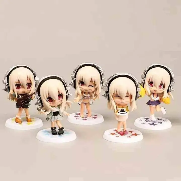Supersonico Set 5 Figuras 9cm en Bolsa Anime Loose A1328