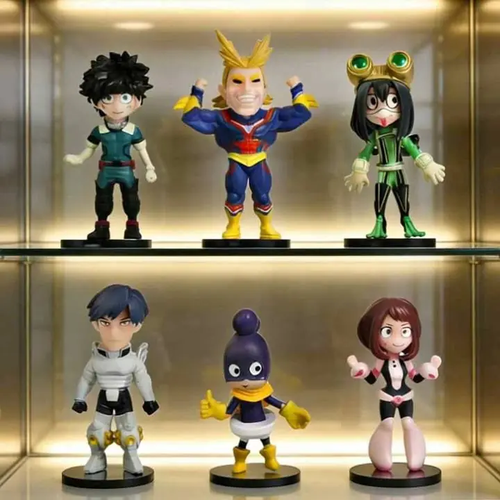 Set x6 Figuras My Hero Academia 9cm - Boku No Hero en Bolsa H5199