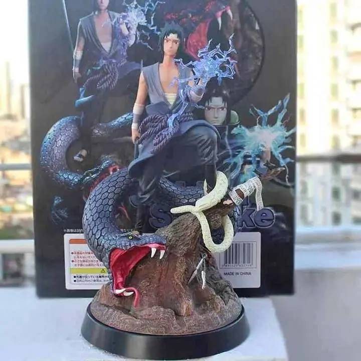 Sasuke Psíquico Serpiente Figura 32cm en Caja Anime Naruto N8361