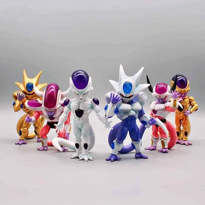 Freezer Cooler Transformaciones Set X 6 Figuras 10cm en Bolsa Anime Dragon Ball D2645