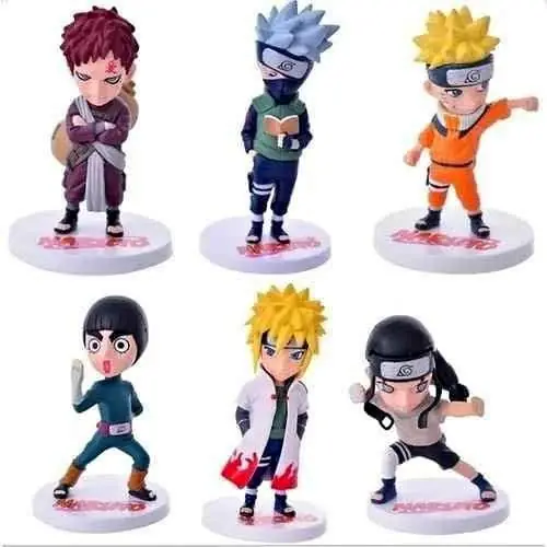 Naruto set 6 Figuras 12cm en bolsa Loose Anime NR037