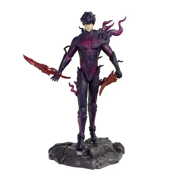 Figura Sung Jin Woo Solo Leveling Anime Hunter Form 21cm A5153
