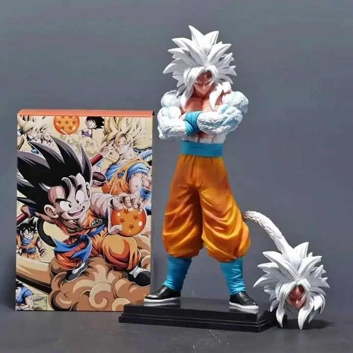 Goku SSJ5 Figura 32cm en Caja Anime Dragon Ball GT D4316