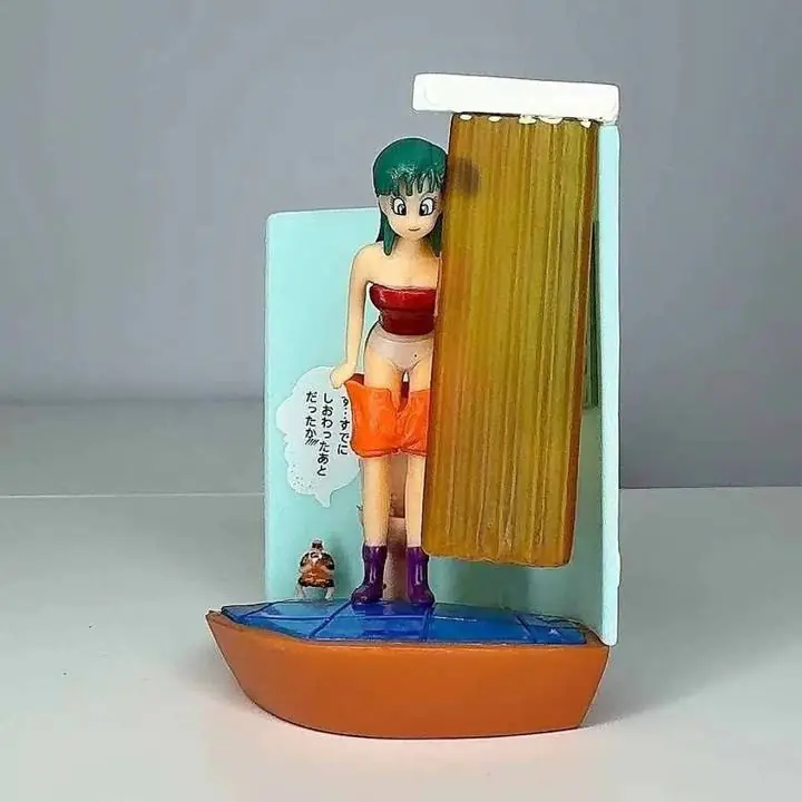 Bulma y Maestro Roshi Figura Minidiorama 8cm en Caja Anime Dragon Ball D3720