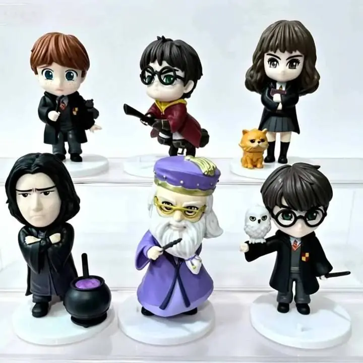 Harry Potter Set X 6 Figuras 9cm en Bolsa A5320