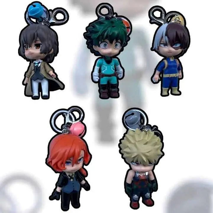 My Hero Academia Set X 6 llaveros 10cm en Bolsa Anime izuku midoriya Bakugo Shoto H1765