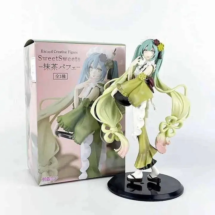Hatsune Miku Parfait de Matcha Figura 20cm en Caja Anime M2471