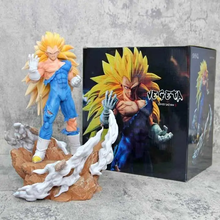Vegeta SSJ 3 Figura 35cm en Caja Anime Dragon Ball Z D3406