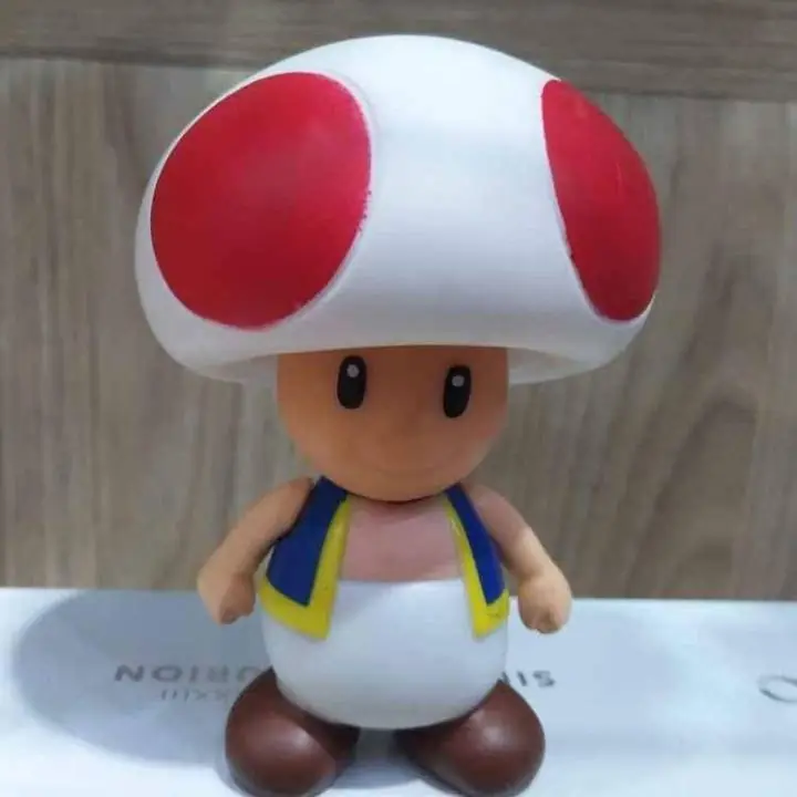 Champiñon Figura Honguito 10cm en Bolsa Videojuegos Nintendo Super Mario Bros MB005