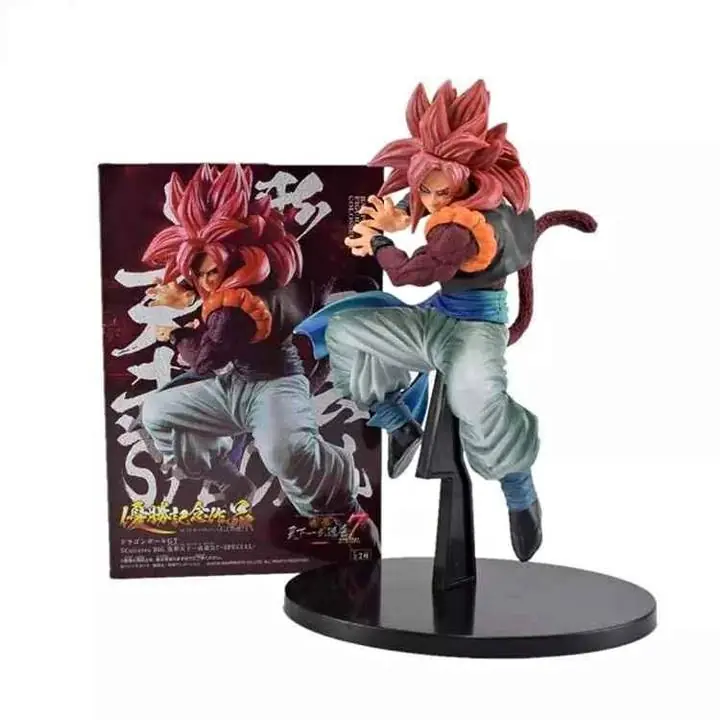 Gogeta Súper Saiyan 4 Figura 20cm en Caja Dragon Ball Z Anime D1155