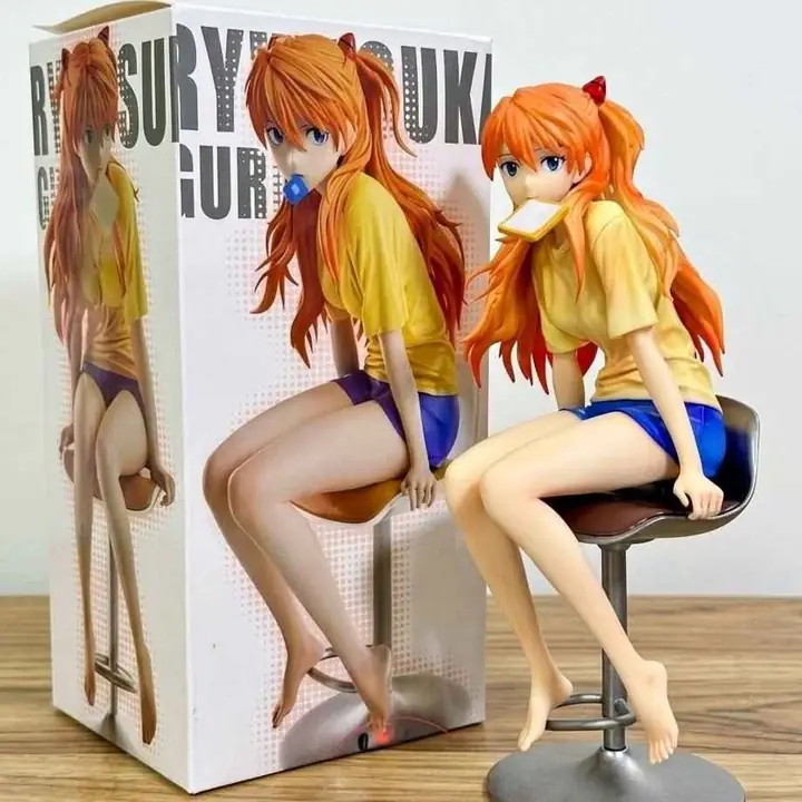 Asuka Langley Figura 23cm en Caja Anime Evangelion E5029