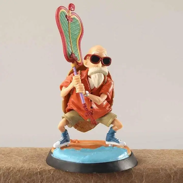 Maestro Roshi con Bashosen Figuera 15cm en Bolsa Anime Dragon Ball Z D0045