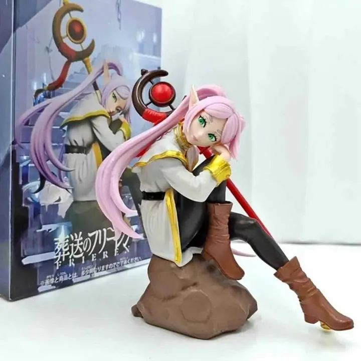 Figura Frieren Sentada Anime Sōsō No Frieren 12cm con Caja A5098