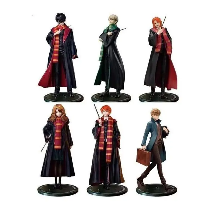 Harry Potter Set X 6 Figuras 17cm en Bolsa Peliculas P3443