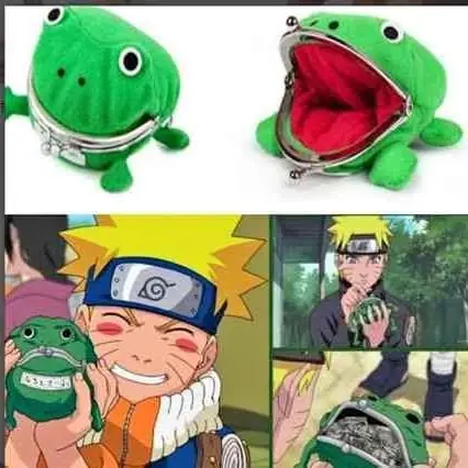 Gama Chan Monedero Sapo de Naruto Anime Accesorios NR043