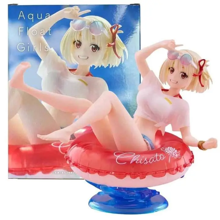 Chisato Nishikigi Aqua Float Girls Figura 10cm en Caja Anime Lycoris Recoil A4072