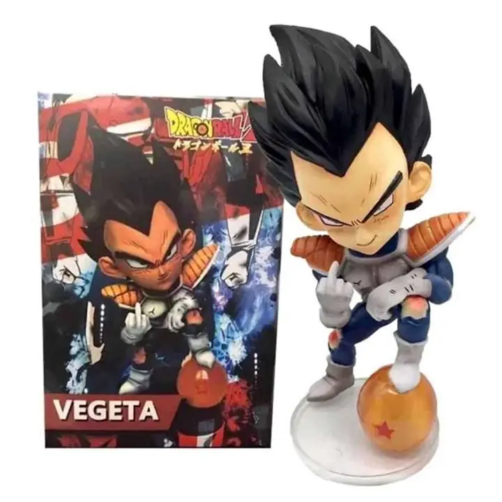 Vegeta Figura Cabezon 16cm en Caja Anime Dragon Ball Z D2416