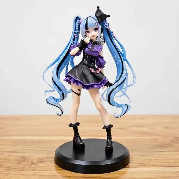 Snow Miku x Kuromi Figura 21cm en Caja Anime Vocaloid M5564