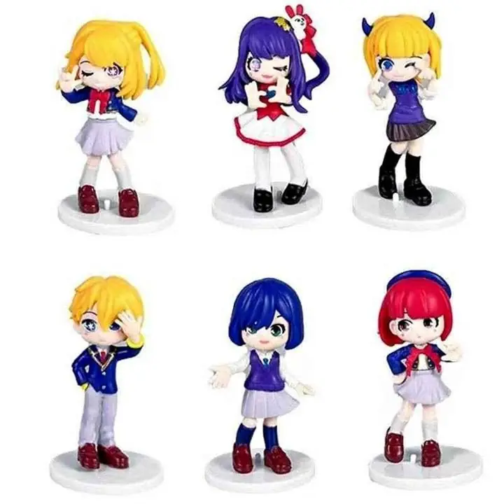 Rubí Aqua Kana Akane Set X 6 Figuras 10cm en Bolsa Anime Oshi no Ko A2805