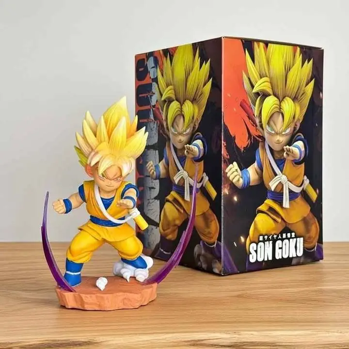 Goku Niño SSJ Figura 12cm en Caja Anime Dragon Ball Daima D5138
