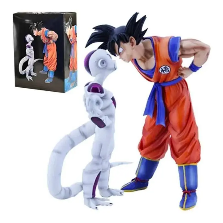 Goku Vs Freezer Set X 2 Figuras 23/18cm en Caja Anime Dragon Ball Z D3112