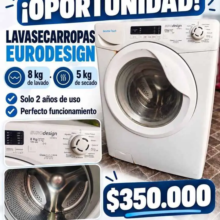 Vendo lavasecarropas muy poco uso