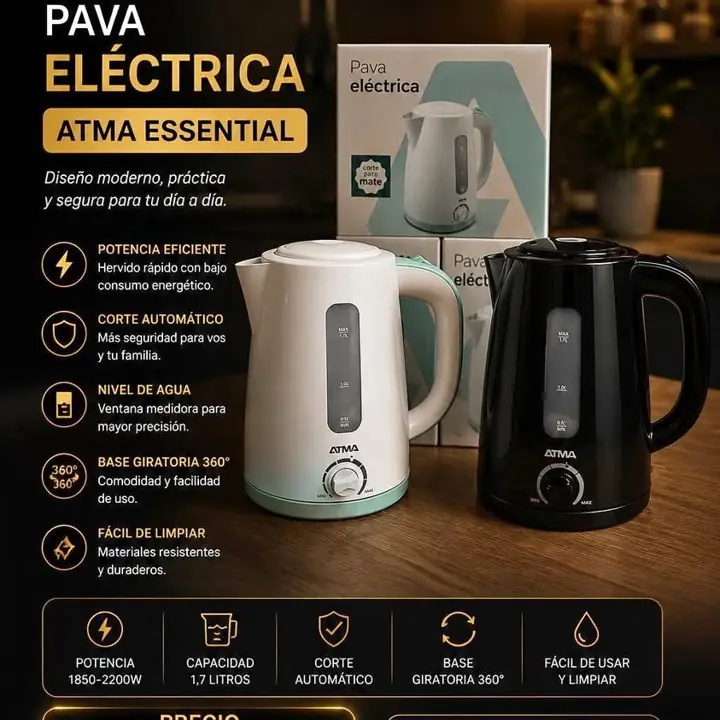 Pava eléctrica atma