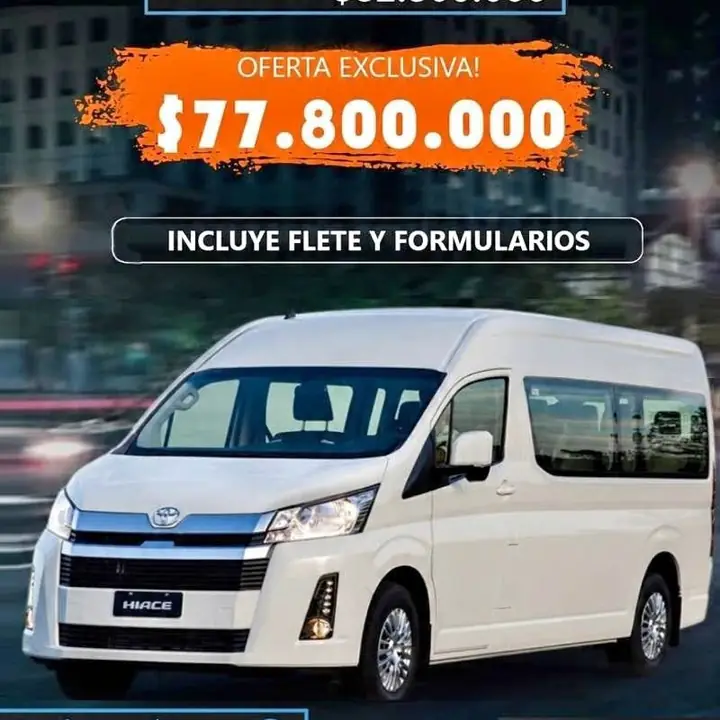 Toyota hiace 2.8 TDI 14 asientos