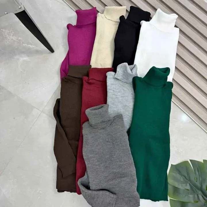 Sweater polera cuello alto