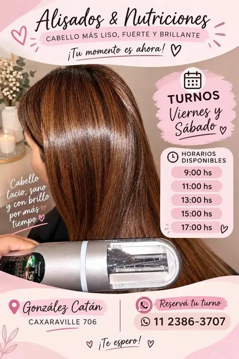 Alisados, corte con splitt ender