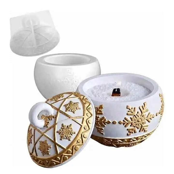 Molde Silicona Caramelera Bola Navidad