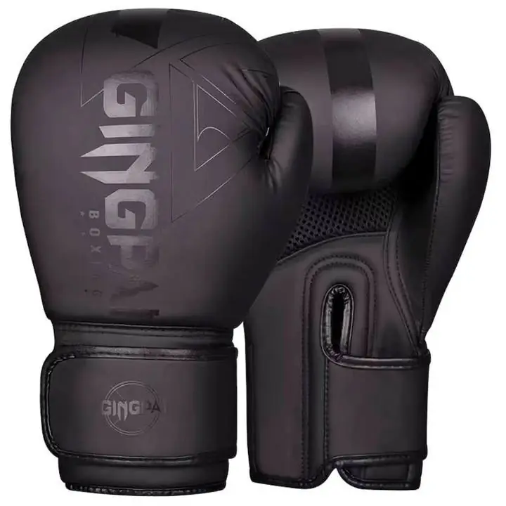 Guantes Importados Boxeo/kickboxing• 12 Onzas • color negro puro