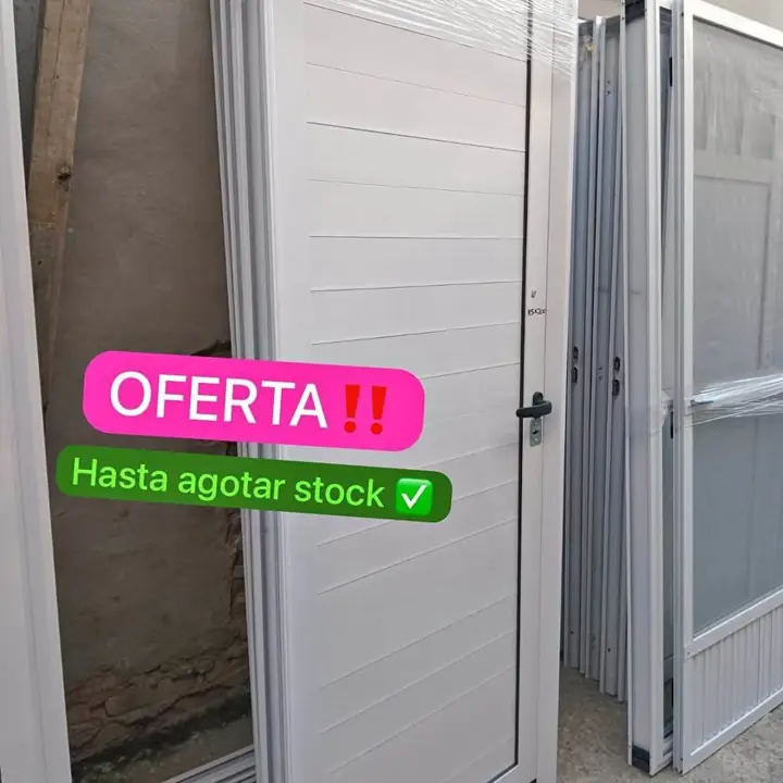 Puertas de aluminio hasta agotar stock