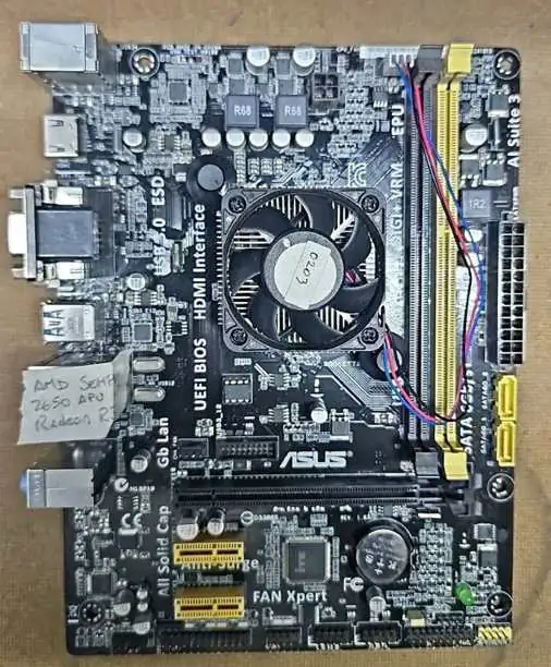 Mother en Combo Asus AM1M-A listo para usar