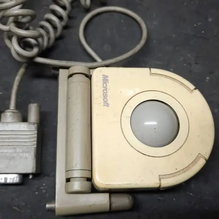 Microsoft BallPoint o trackball vintage serial