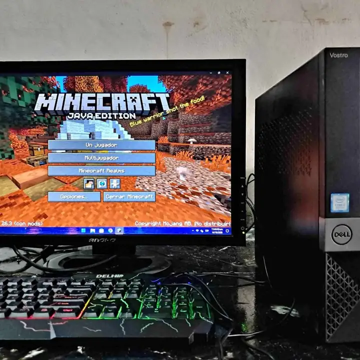 PC Dell I3 8100 DDR4 +8GB DDR4+ SSD 240+ rapidisima + fortnite+ WiFi bluetooth + garantia