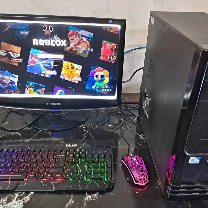 PC completa I3 4170+ juegos freefire roblox minecraft + monitor 22 + Windows 11