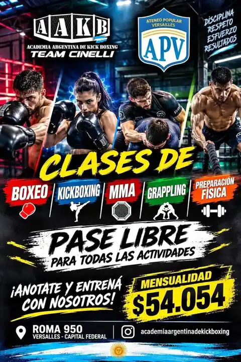 Deportes de combate en la Jaula de Versailles AAKB
