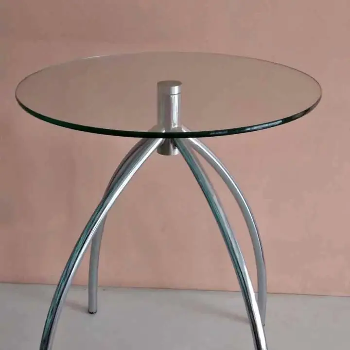 Mesa tapa de vidrio 80 cm