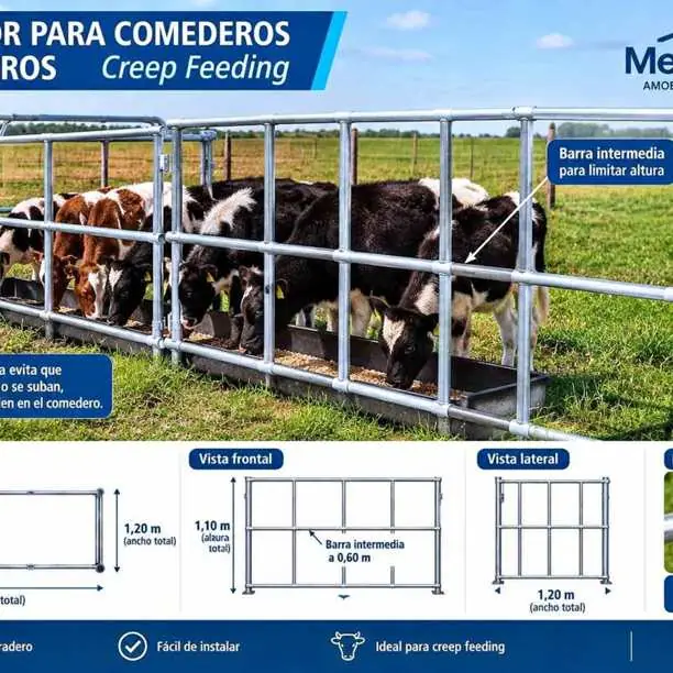 Comedero para terneros