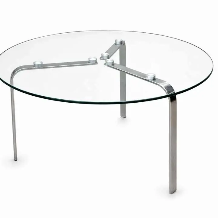 Mesa ratona redonda patas macizas