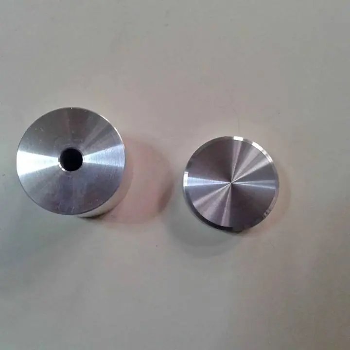 Inserto herraje para soldar al vidrio con ultra violeta